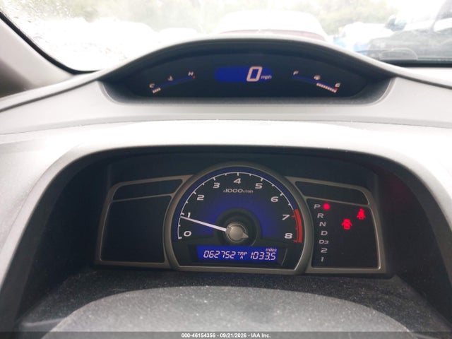 2009 Honda Civic Lx მანქანა იყიდება აუქციონზე, vin: 1HGFA16529L007920, აუქციონის ნომერი: 46154356