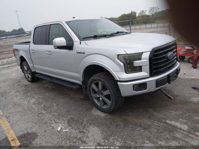 2016 Ford F-150 Lariat მანქანა იყიდება აუქციონზე, vin: 1FTEW1EF5GKE45811, აუქციონის ნომერი: 46154388