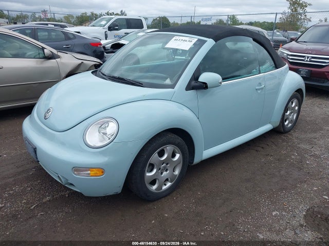 46154630 :رقم المزاد ، 3VWCK21YX3M302885 vin ، 2003 Volkswagen New Beetle Gls مزاد بيع
