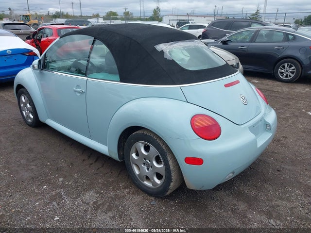 46154630 :رقم المزاد ، 3VWCK21YX3M302885 vin ، 2003 Volkswagen New Beetle Gls مزاد بيع