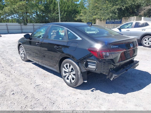 2026 Honda Civic Lx მანქანა იყიდება აუქციონზე, vin: 2HGFE2F22TH597721, აუქციონის ნომერი: 46154638