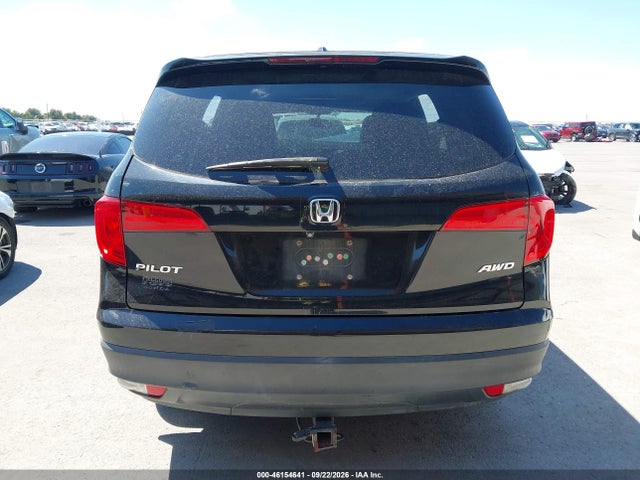 Продажа на аукционе авто 2016 Honda Pilot Ex-l, vin: 5FNYF6H59GB016827, номер лота: 46154641