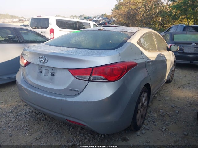 2013 Hyundai Elantra Limited მანქანა იყიდება აუქციონზე, vin: 5NPDH4AE8DH154962, აუქციონის ნომერი: 46154647