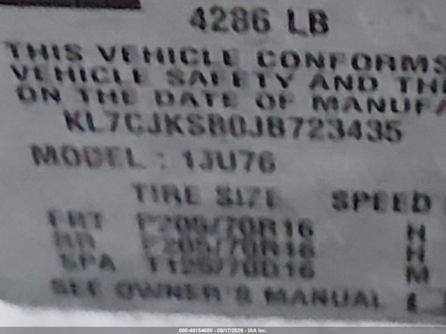 Chevrolet TRAX LS 2018 KL7CJKSB0JB723435 Image 9