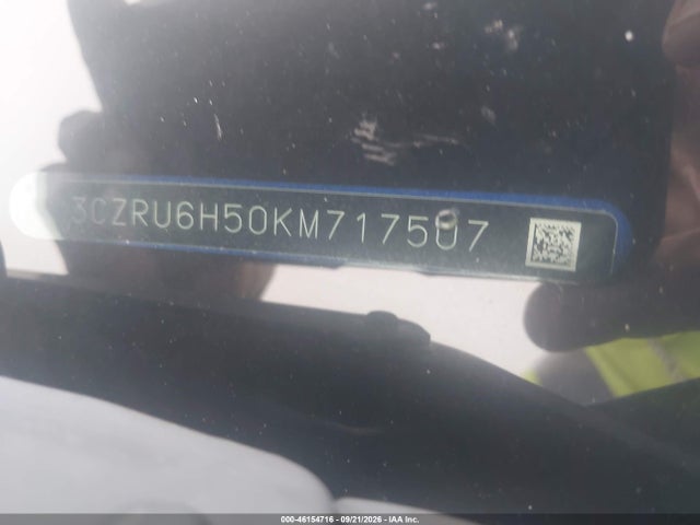46154716 :رقم المزاد ، 3CZRU6H50KM717507 vin ، 2019 Honda Hr-v Ex مزاد بيع