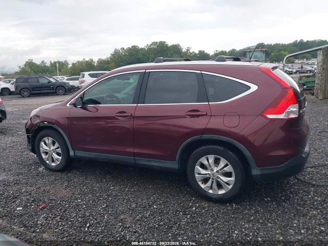 2014 Honda Cr-v Ex-l მანქანა იყიდება აუქციონზე, vin: 5J6RM4H75EL037243, აუქციონის ნომერი: 46154732