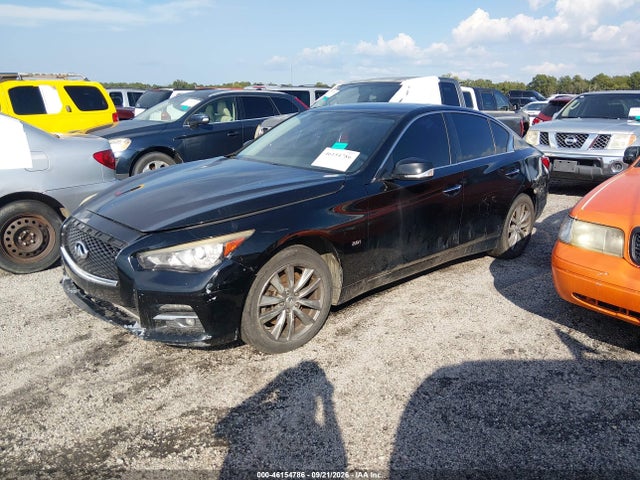 2016 Infiniti Q50 2.0t Base მანქანა იყიდება აუქციონზე, vin: JN1CV7AR0GM250235, აუქციონის ნომერი: 46154786