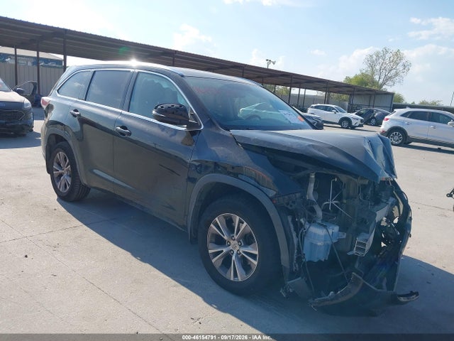 2015 Toyota Highlander Xle V6 მანქანა იყიდება აუქციონზე, vin: 5TDJKRFH8FS073820, აუქციონის ნომერი: 46154791