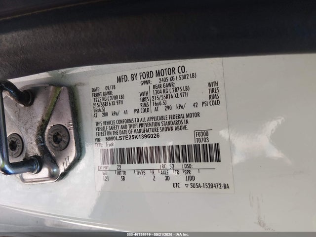 Ford Transit Connect Xl 2019 NM0LS7E25K1396026 Image 9