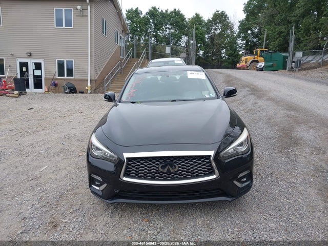 46154843 :رقم المزاد ، JN1EV7AR1JM440853 vin ، 2018 Infiniti Q50 3.0t Luxe مزاد بيع
