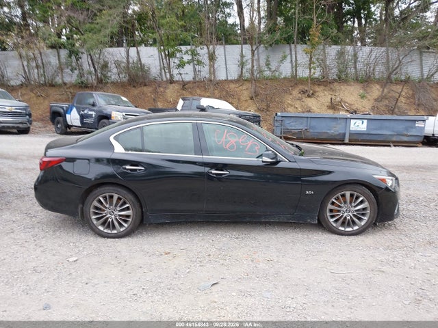 46154843 :رقم المزاد ، JN1EV7AR1JM440853 vin ، 2018 Infiniti Q50 3.0t Luxe مزاد بيع