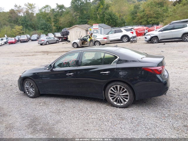 46154843 :رقم المزاد ، JN1EV7AR1JM440853 vin ، 2018 Infiniti Q50 3.0t Luxe مزاد بيع