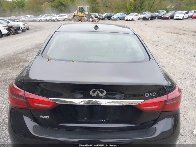 46154843 :رقم المزاد ، JN1EV7AR1JM440853 vin ، 2018 Infiniti Q50 3.0t Luxe مزاد بيع