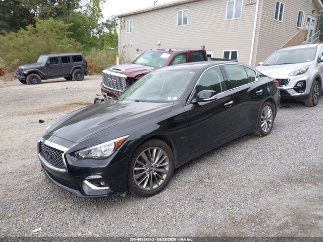 46154843 :رقم المزاد ، JN1EV7AR1JM440853 vin ، 2018 Infiniti Q50 3.0t Luxe مزاد بيع