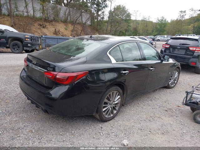 46154843 :رقم المزاد ، JN1EV7AR1JM440853 vin ، 2018 Infiniti Q50 3.0t Luxe مزاد بيع