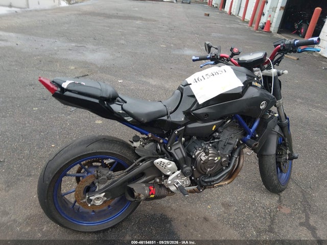 Aukcja sprzedaży 2015 Yamaha Fz07, vin: JYARM06E1FA003065, numer aukcji: 46154851