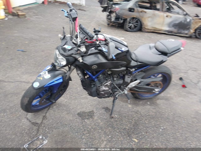 Aukcja sprzedaży 2015 Yamaha Fz07, vin: JYARM06E1FA003065, numer aukcji: 46154851