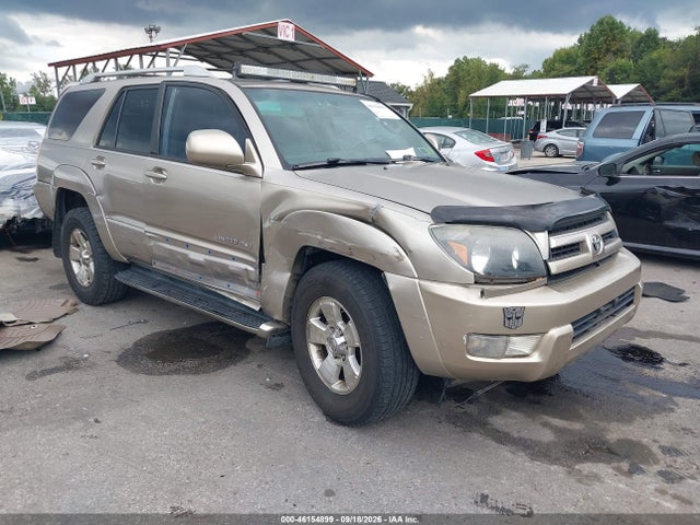 2003 Toyota 4runner Limited V6 მანქანა იყიდება აუქციონზე, vin: JTEBU17R130014822, აუქციონის ნომერი: 46154899
