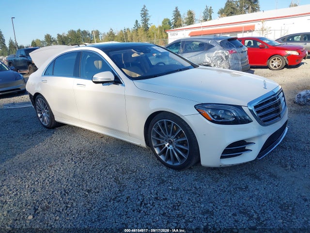 2020 Mercedes-benz S 560 4matic მანქანა იყიდება აუქციონზე, vin: W1KUG8GB9LA531429, აუქციონის ნომერი: 46154917