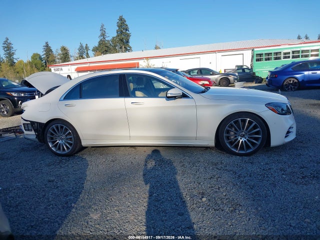 2020 Mercedes-benz S 560 4matic მანქანა იყიდება აუქციონზე, vin: W1KUG8GB9LA531429, აუქციონის ნომერი: 46154917