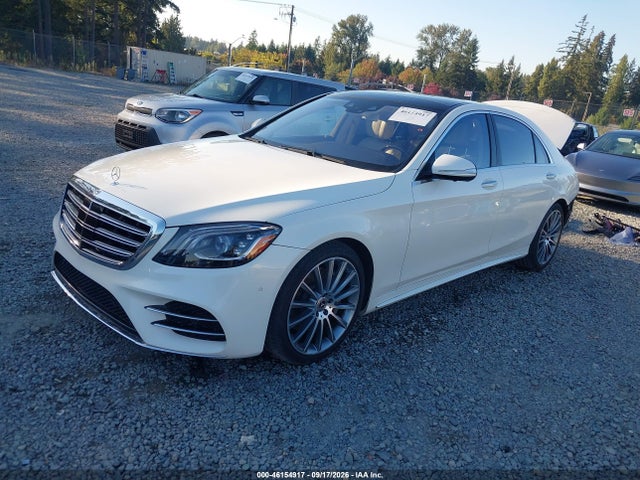 2020 Mercedes-benz S 560 4matic მანქანა იყიდება აუქციონზე, vin: W1KUG8GB9LA531429, აუქციონის ნომერი: 46154917