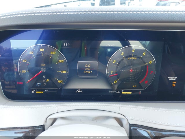 2020 Mercedes-benz S 560 4matic მანქანა იყიდება აუქციონზე, vin: W1KUG8GB9LA531429, აუქციონის ნომერი: 46154917