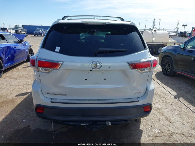 46155020 :رقم المزاد ، 5TDKKRFH2GS129840 vin ، 2016 Toyota Highlander Xle V6 مزاد بيع