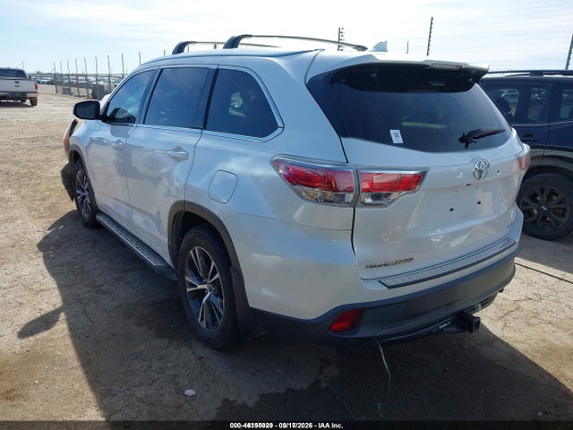46155020 :رقم المزاد ، 5TDKKRFH2GS129840 vin ، 2016 Toyota Highlander Xle V6 مزاد بيع