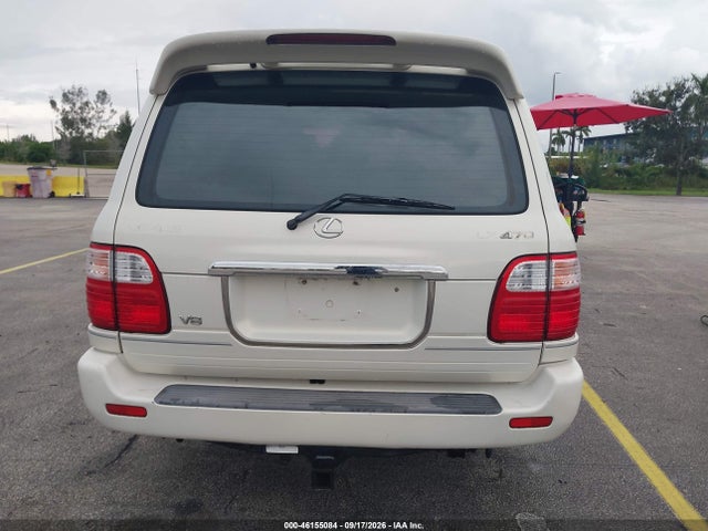 Aukcja sprzedaży 2000 Lexus Lx 470, vin: JT6HT00W9Y0113382, numer aukcji: 46155084