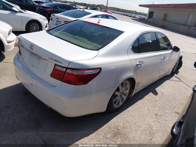 46155120 :رقم المزاد ، JTHGL46F075020379 vin ، 2007 Lexus Ls 460 L مزاد بيع