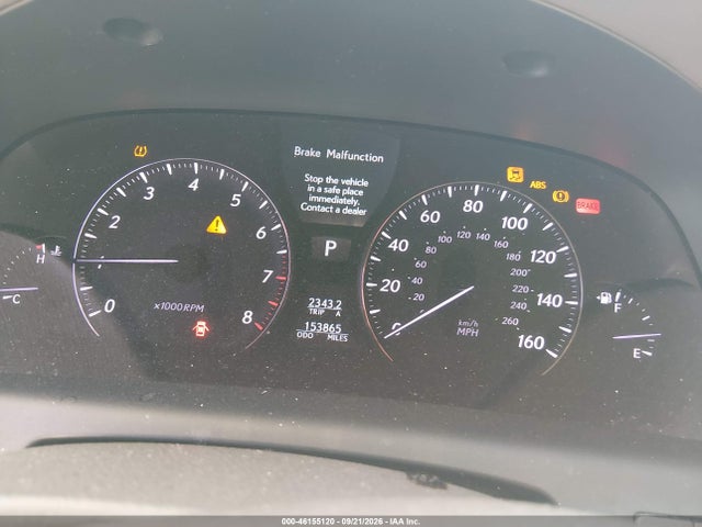 46155120 :رقم المزاد ، JTHGL46F075020379 vin ، 2007 Lexus Ls 460 L مزاد بيع