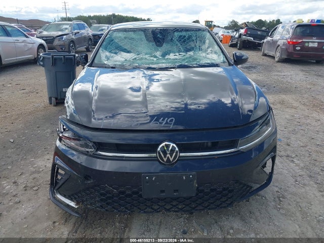 2025 Volkswagen Jetta 1.5t Se მანქანა იყიდება აუქციონზე, vin: 3VW7X7BU6SM093462, აუქციონის ნომერი: 46155213