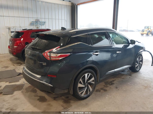 Продажа на аукционе авто 2017 Nissan Murano Platinum, vin: 5N1AZ2MH3HN107091, номер лота: 46155224