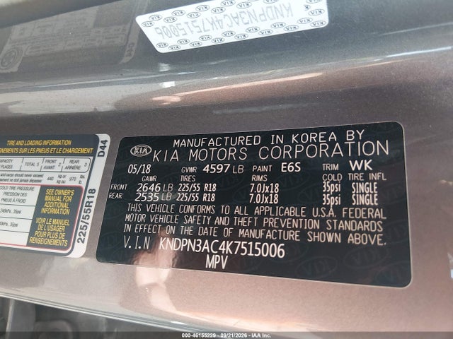 KIA Sportage Ex 2019 KNDPN3AC4K7515006 Image 9