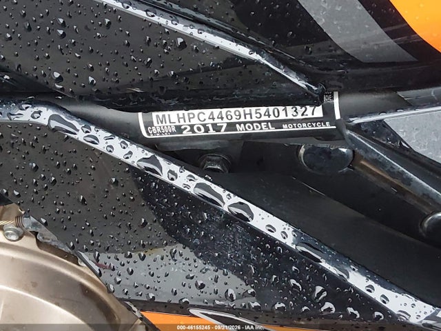 Aukcja sprzedaży 2017 Honda Cbr500 R, vin: MLHPC4469H5401327, numer aukcji: 46155245