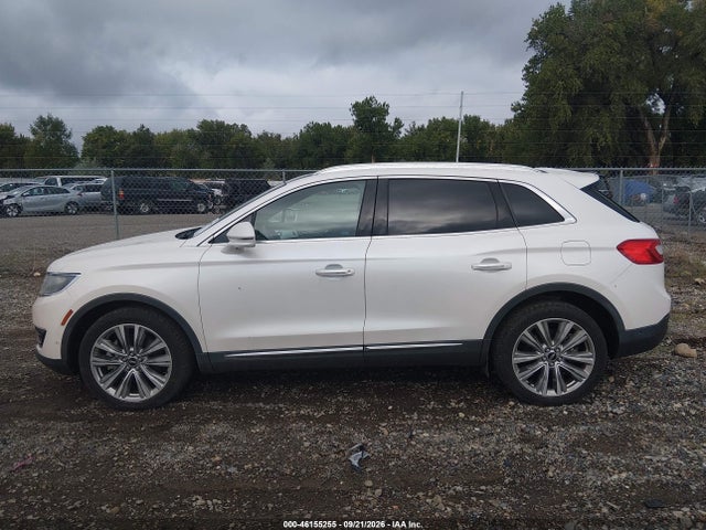 2016 Lincoln Mkx Reserve მანქანა იყიდება აუქციონზე, vin: 2LMPJ8LP1GBL58588, აუქციონის ნომერი: 46155255