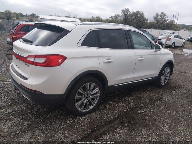 2016 Lincoln Mkx Reserve მანქანა იყიდება აუქციონზე, vin: 2LMPJ8LP1GBL58588, აუქციონის ნომერი: 46155255