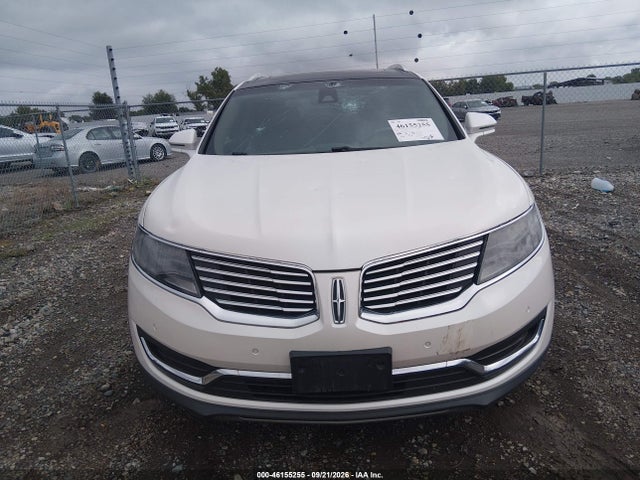 2016 Lincoln Mkx Reserve მანქანა იყიდება აუქციონზე, vin: 2LMPJ8LP1GBL58588, აუქციონის ნომერი: 46155255