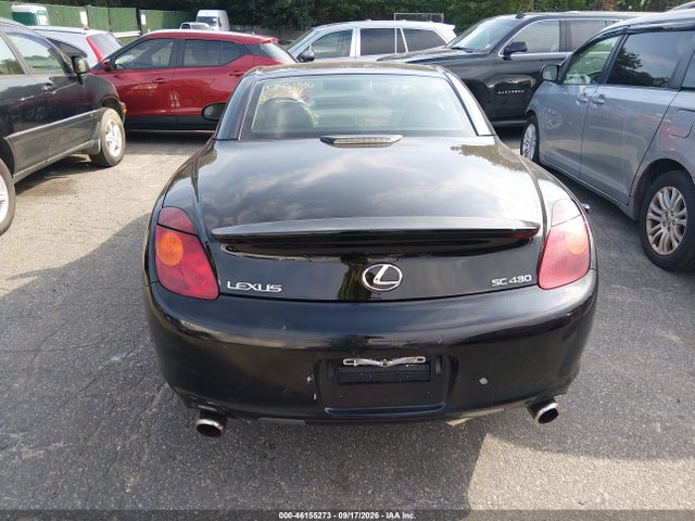 2002 Lexus Sc 430 მანქანა იყიდება აუქციონზე, vin: JTHFN48Y220015436, აუქციონის ნომერი: 46155273