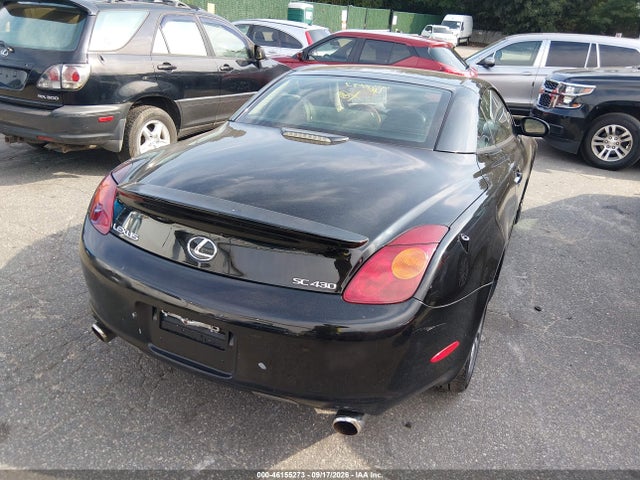 2002 Lexus Sc 430 მანქანა იყიდება აუქციონზე, vin: JTHFN48Y220015436, აუქციონის ნომერი: 46155273
