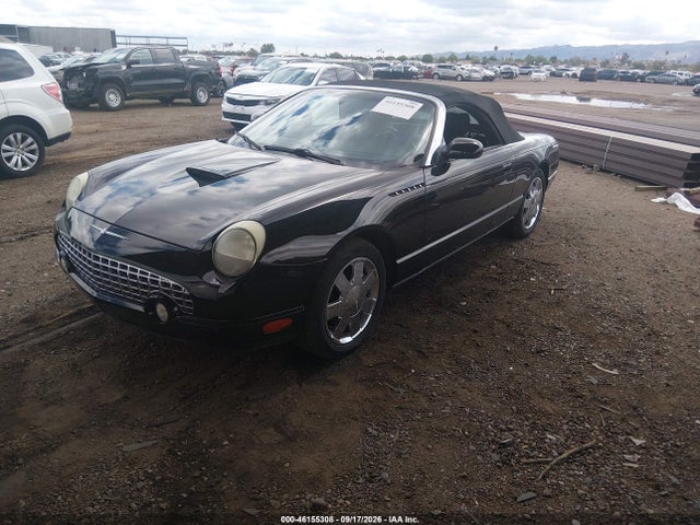 2002 Ford Thunderbird მანქანა იყიდება აუქციონზე, vin: 1FAHP60A82Y110878, აუქციონის ნომერი: 46155308