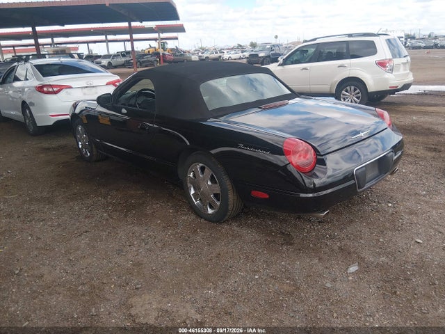2002 Ford Thunderbird მანქანა იყიდება აუქციონზე, vin: 1FAHP60A82Y110878, აუქციონის ნომერი: 46155308
