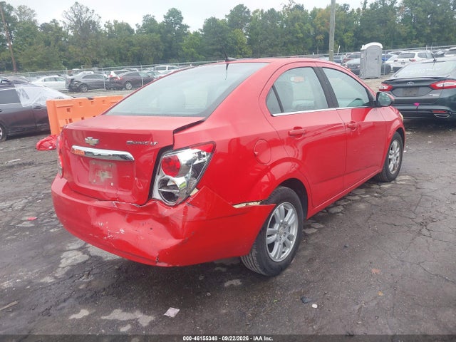 Продажа на аукционе авто 2012 Chevrolet Sonic 2lt, vin: 1G1JC5SH2C4206289, номер лота: 46155348
