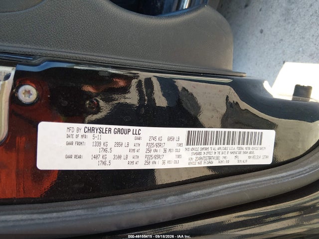 Aukcja sprzedaży 2011 Dodge Grand Caravan R/t, vin: 2D4RN7DG7BR741881, numer aukcji: 46155415