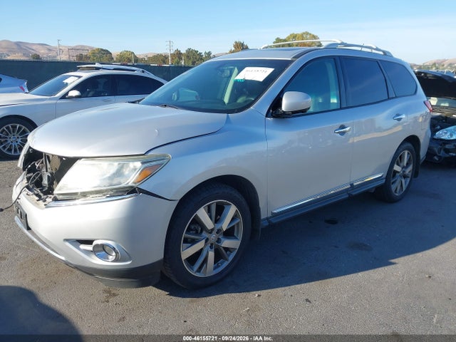 Продаж на аукціоні авто 2014 Nissan Pathfinder Platinum, vin: 5N1AR2MM7EC685893, номер лоту: 46155721
