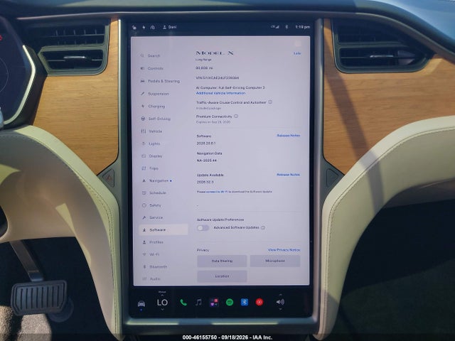 Aukcja sprzedaży 2020 Tesla Model X Long Range Dual Motor All-wheel Drive/long Range Plus Dual Motor All-wheel Drive, vin: 5YJXCAE24LF239384, numer aukcji: 46155750