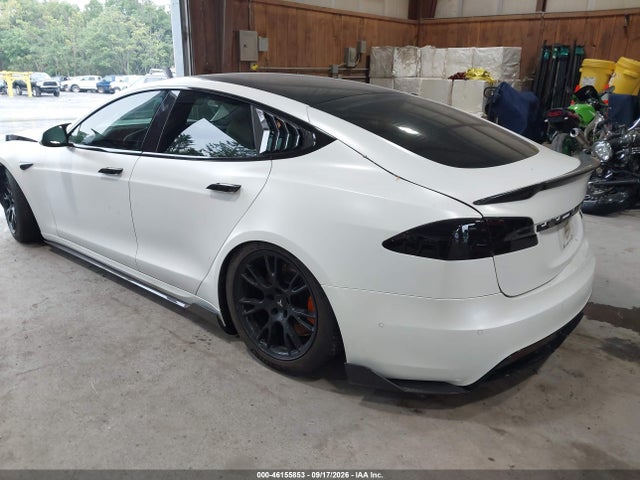 46155853 :رقم المزاد ، 5YJSA1E61NF460270 vin ، 2022 Tesla Model S Plaid Tri Motor All-wheel Drive مزاد بيع