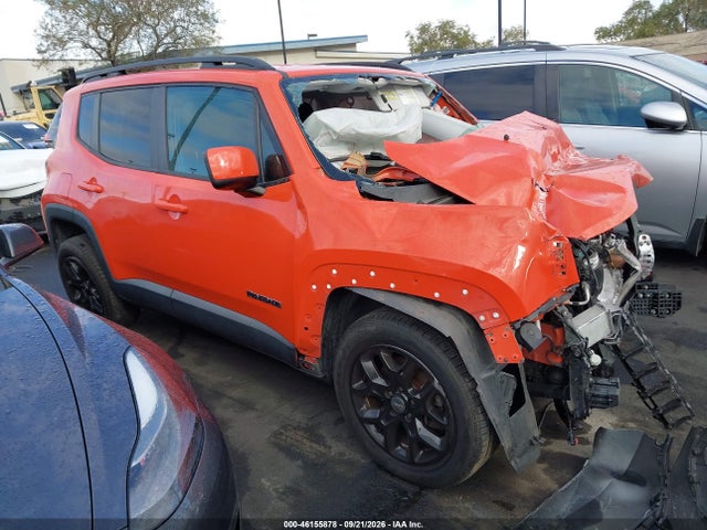 Продаж на аукціоні авто 2017 Jeep Renegade Latitude Fwd, vin: ZACCJABB0HPF48696, номер лоту: 46155878