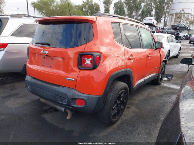 Продаж на аукціоні авто 2017 Jeep Renegade Latitude Fwd, vin: ZACCJABB0HPF48696, номер лоту: 46155878