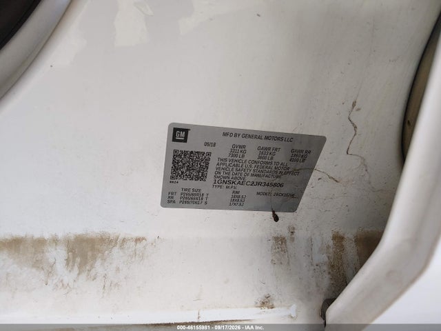 Chevrolet Tahoe Ls 2018 1GNSKAEC2JR345806 Image 9
